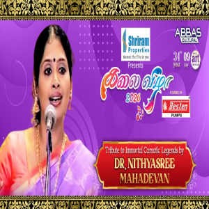 Nithyasree Mahadevan tribute to Carnatic legends live concert in Chennai